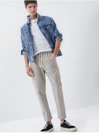 Chino nohavice pre mužov Salsa Jeans - béžová