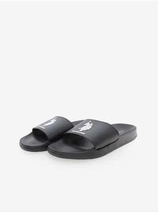 Sandále, papuče pre mužov U.S. Polo Assn. - čierna