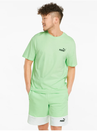Světle zelené pánské tričko s potiskem Puma 