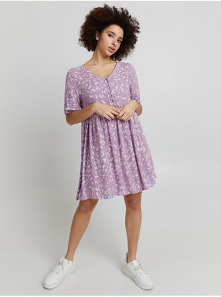 Letné a plážové šaty pre ženy ICHI - fialová