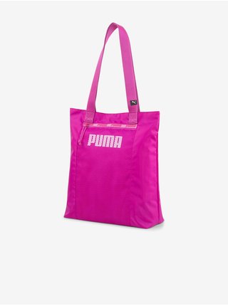 Tmavě růžový dámský shopper Puma Core Base