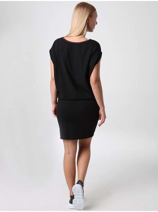 Černé dámské krátké sportovní šaty s kapsami LOAP Abvika