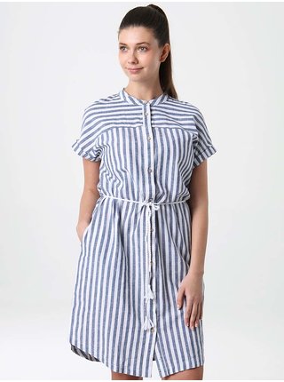 Voľnočasové šaty pre ženy LOAP - biela, modrá