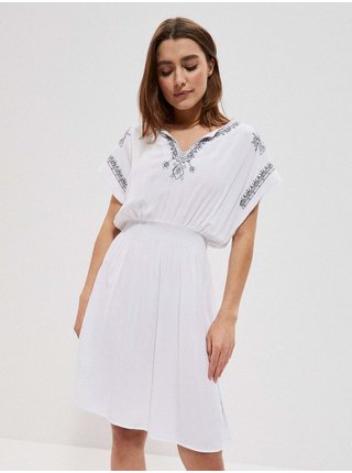 Letné a plážové šaty pre ženy Moodo - biela