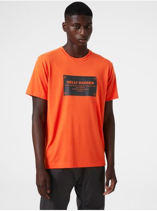 Oranžové pánske tričko HELLY HANSEN