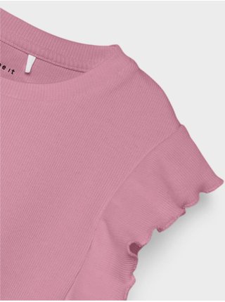 Ružové dievčenské tričko name it Heniz