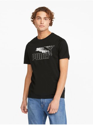 Čerrné pánské tričko Puma No. 1 Logo Graphic Tee 