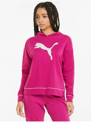 Tmavě růžová dámská mikina Puma Modern Sports Hoodie 
