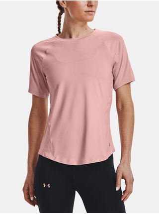 Růžové dámské tričko Under Armour UA Rush SS