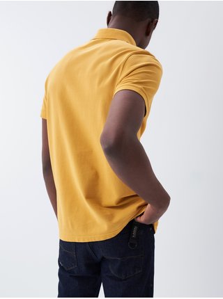 Žluté pánské polo tričko Salsa Jeans Italy