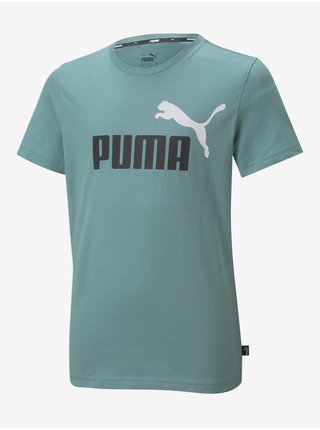 Mentolové klučičí tričko Puma ESS+ 2 Col Logo Tee B 