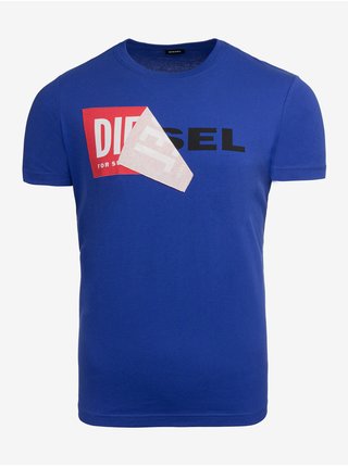 Modré pánské tričko Diesel