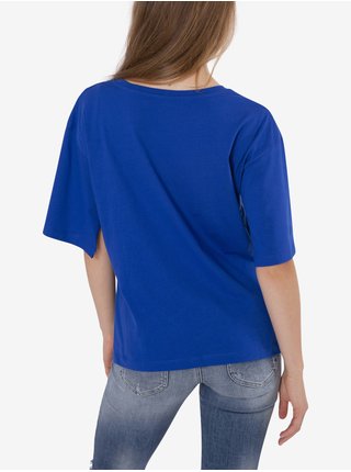 Modré dámské oversize tričko Diesel 