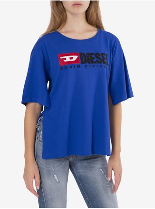 Tričká s krátkym rukávom pre ženy Diesel - modrá