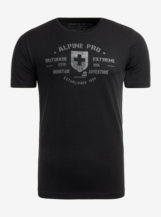 Tmavě šedé pánské tričko ALPINE PRO DERNON