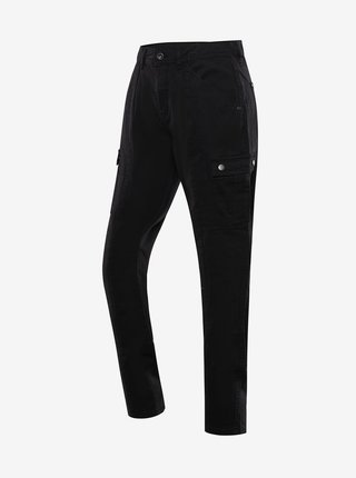 Černé dámské kalhoty s kapsami Alpine Pro IDRILA 