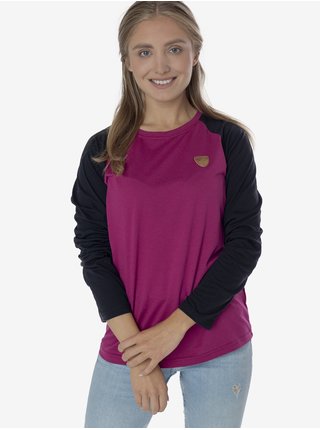 Čierno-ružové dámske tričko Sam 73
