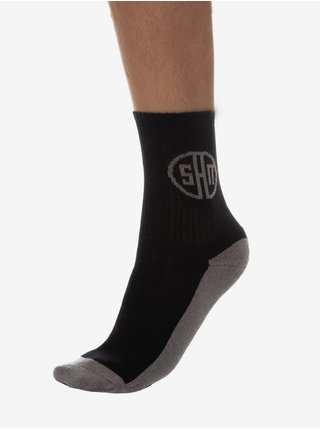 Šedo-černé unisex ponožky SAM 73