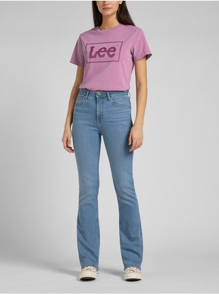 Světle fialové dámské tričko Lee