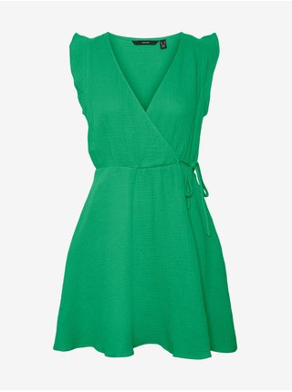 Zelené zavinovacie šaty VERO MODA Natali