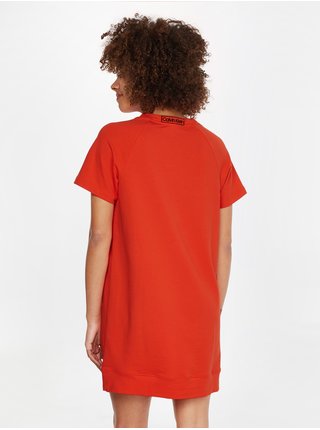 Oranžová dámska nočná košeľa Calvin Klein Underwear