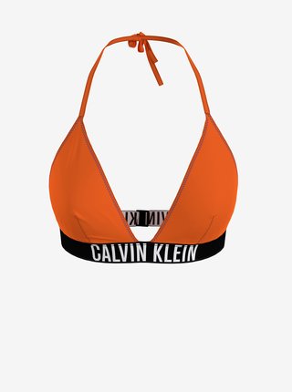 Oranžový dámský horní díl plavek Calvin Klein