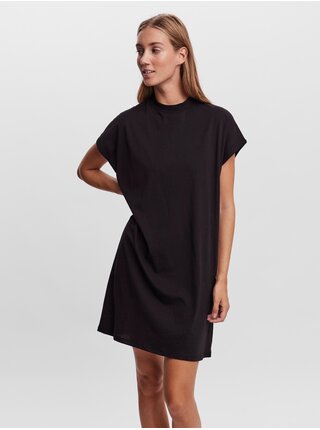 Čierne basic šaty VERO MODA Glenn