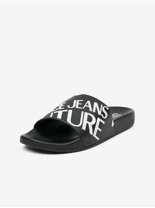 Černé dámské pantofle Versace Jeans Couture