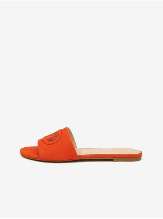 Oranžové dámské pantofle Guess Tashia
