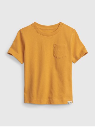 Žluté klučičí tričko z organické bavlny GAP