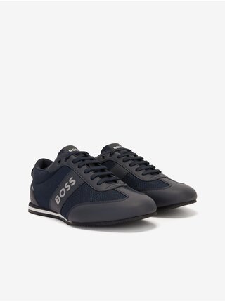 Tmavě modré pánské tenisky HUGO BOSS Rusham