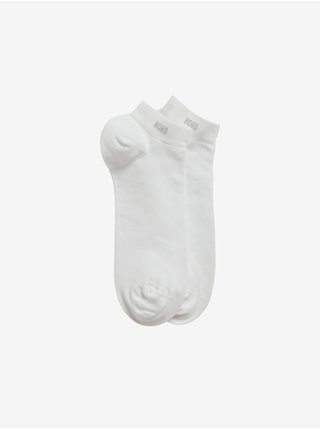 Sada dvoch párov bielych ponožiek HUGO BOSS