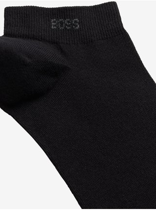 Sada dvou párů černých ponožek HUGO BOSS