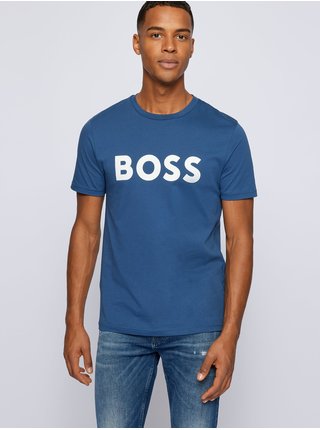Modré pánské tričko HUGO BOSS