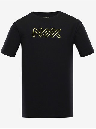 Pánské bavlněné triko nax NAX RIV černá