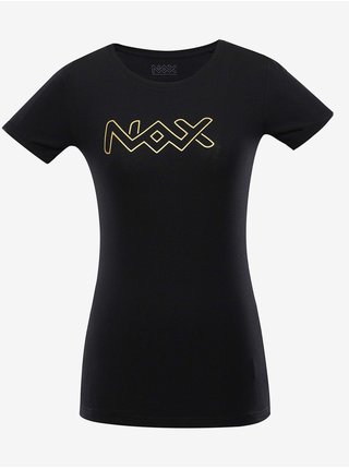 Dámské bavlněné triko nax NAX RIVA černá