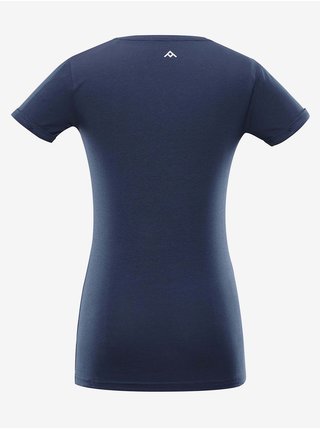 Tmavě modré dámské tričko s potiskem NAX Riva