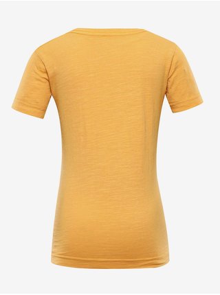 Dětské bavlněné triko nax NAX JULEO žlutá
