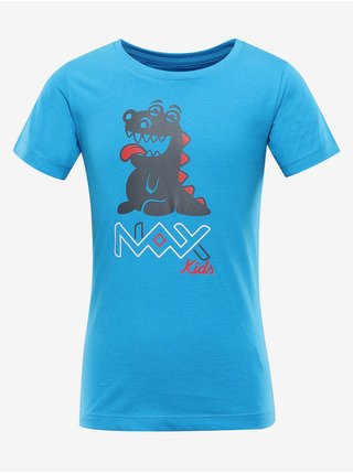 Dětské bavlněné triko nax NAX LIEVRO modrá