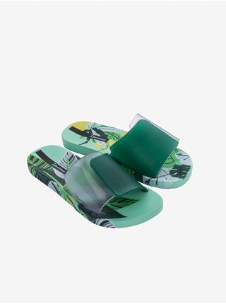 Zelené dámské vzorované pantofle Ipanema