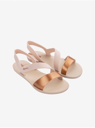 Zlato-béžové dámské sandály Ipanema