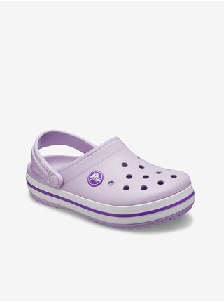 Svetlofialové dievčenské papuče Crocs