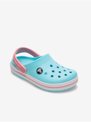 Ružovo-modré dievčenské papuče Crocs