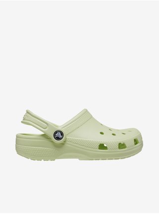 Svetlozelené detské papuče Crocs