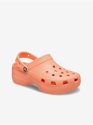 Oranžové dámske papuče Crocs