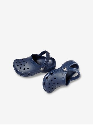 Tmavomodré detské papuče Crocs
