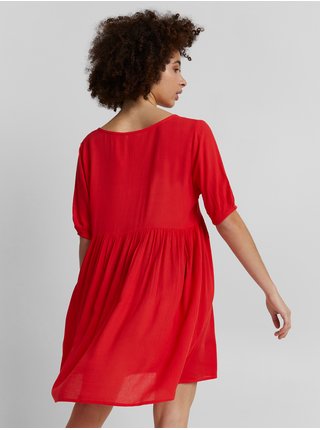 Červené dámske šaty ICHI