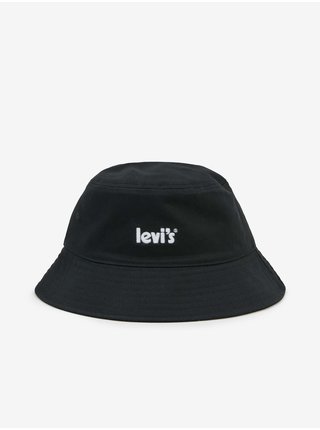 Černý klobouk Levi's® Bucket Hat