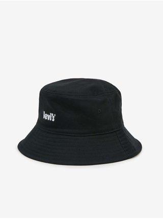 Černý klobouk Levi's® Bucket Hat