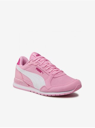 Růžové dětské tenisky Puma St Runner v3 NL Jr